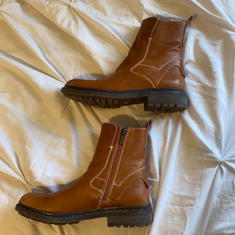 Franco Sarto Leather Boots